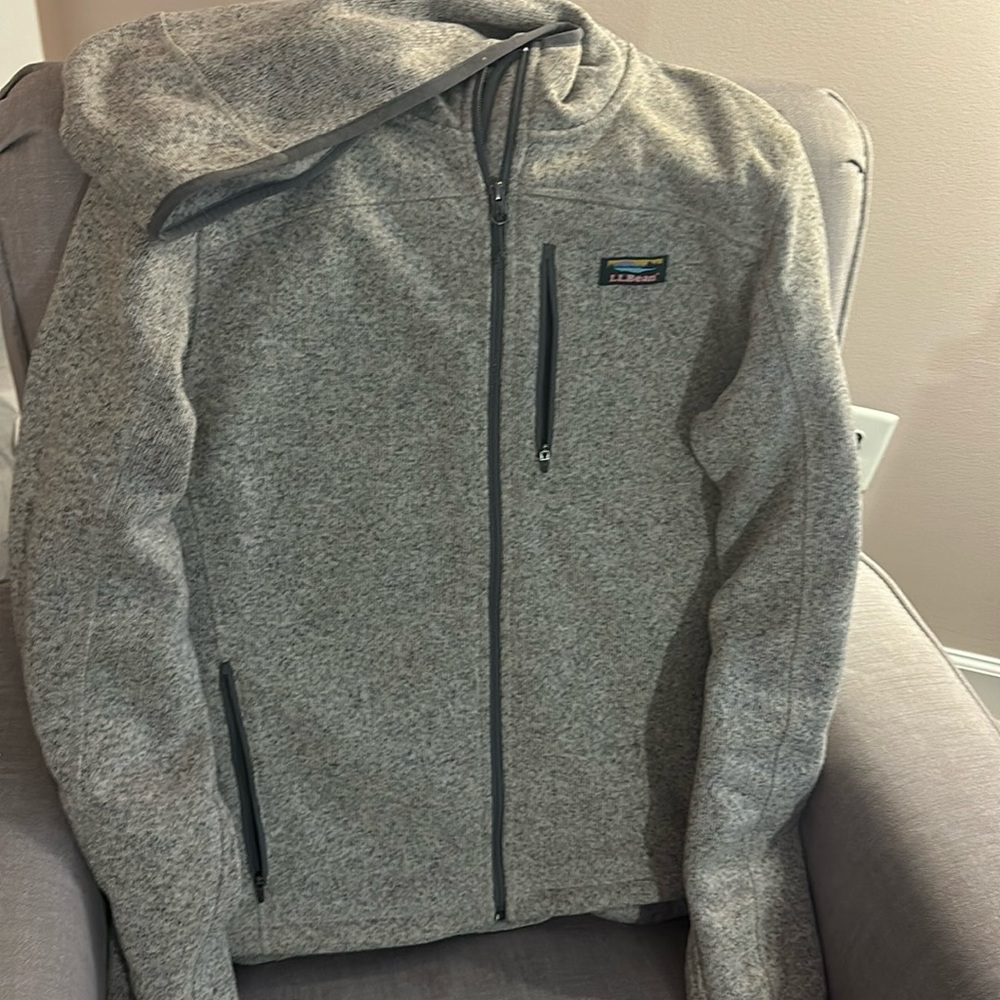 LLBean fleece hoodie